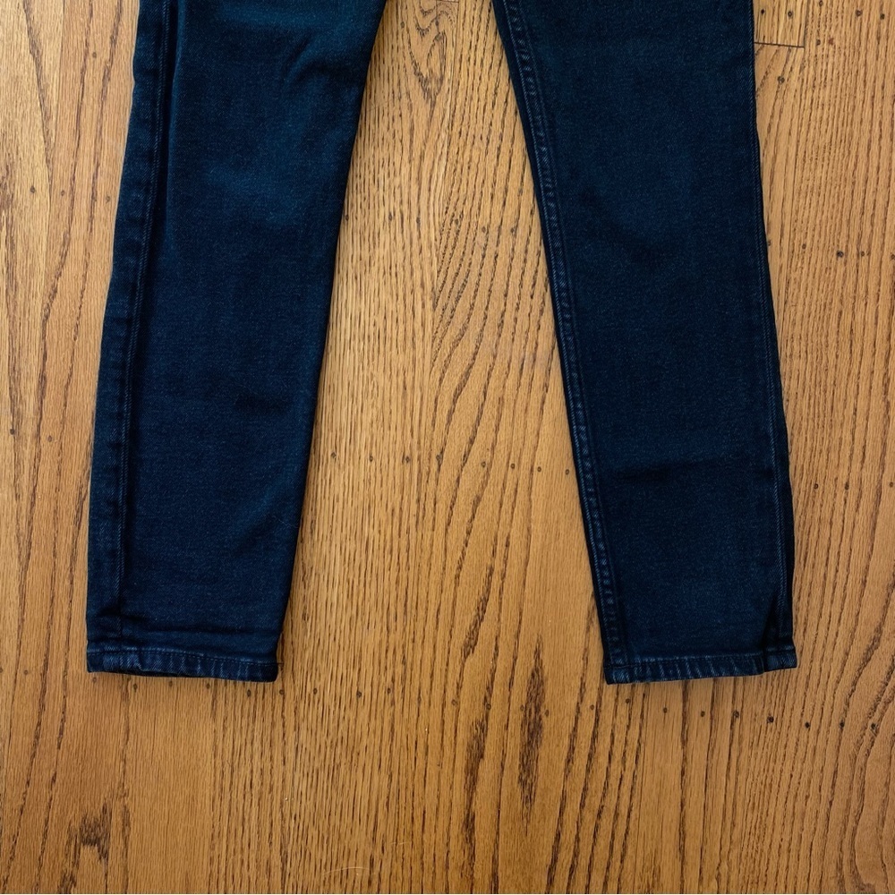 RE/DONE originals 80s Slim Straight in Jet Blue Black Sz 25 - Picture 5 of 10